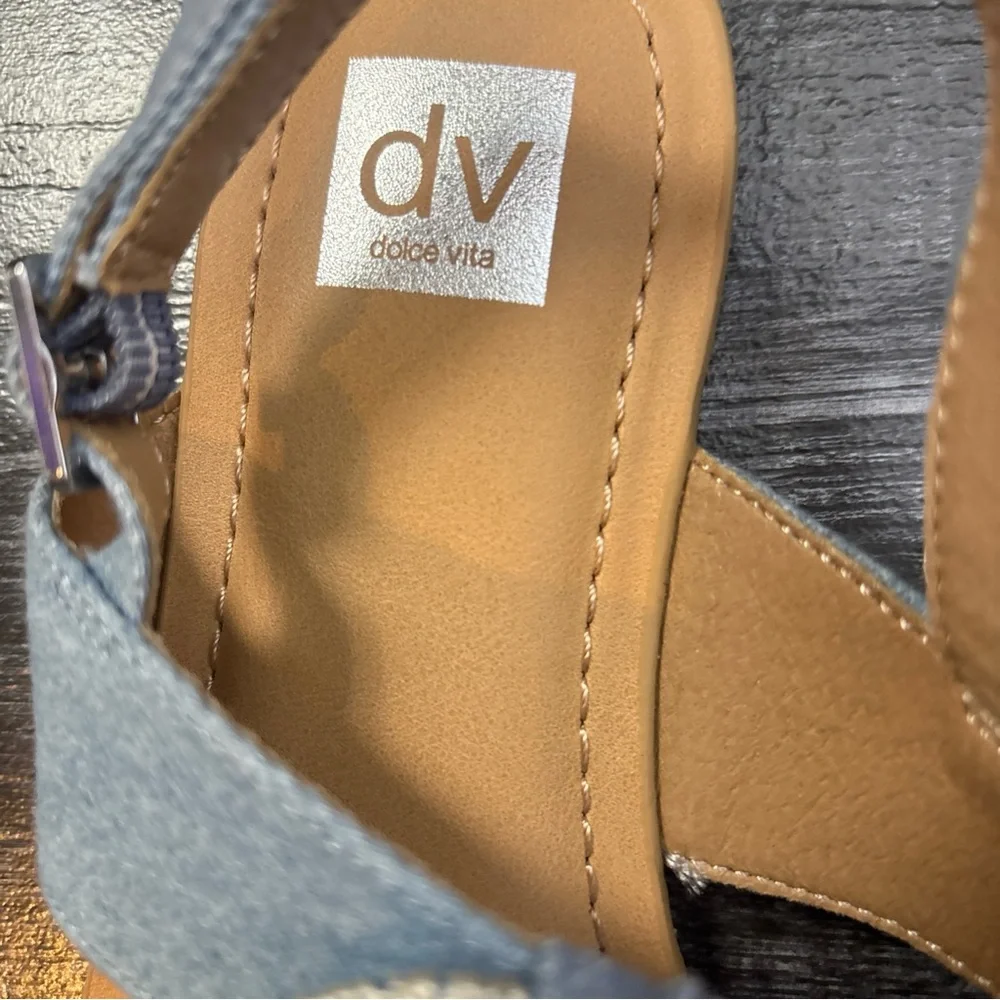 Dolce Vita‎ Blue Sandals with Denim Bows